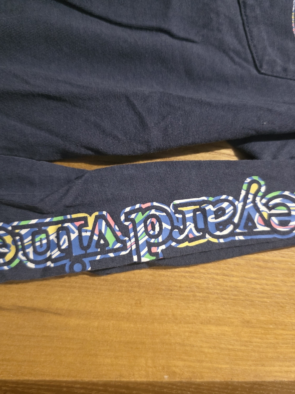 Vineyard Vines Boys Navy Blue 100% Cotton Whale Tee Shirt Size 6 - Picture 4 of 4